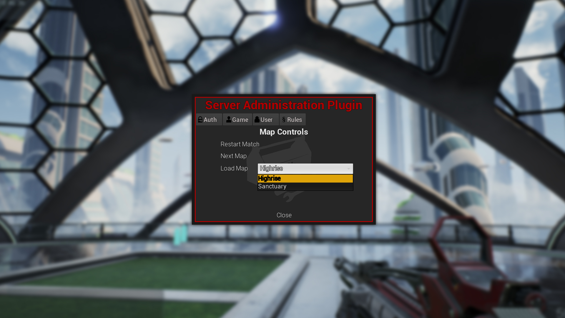 Admin menu screenshot 3