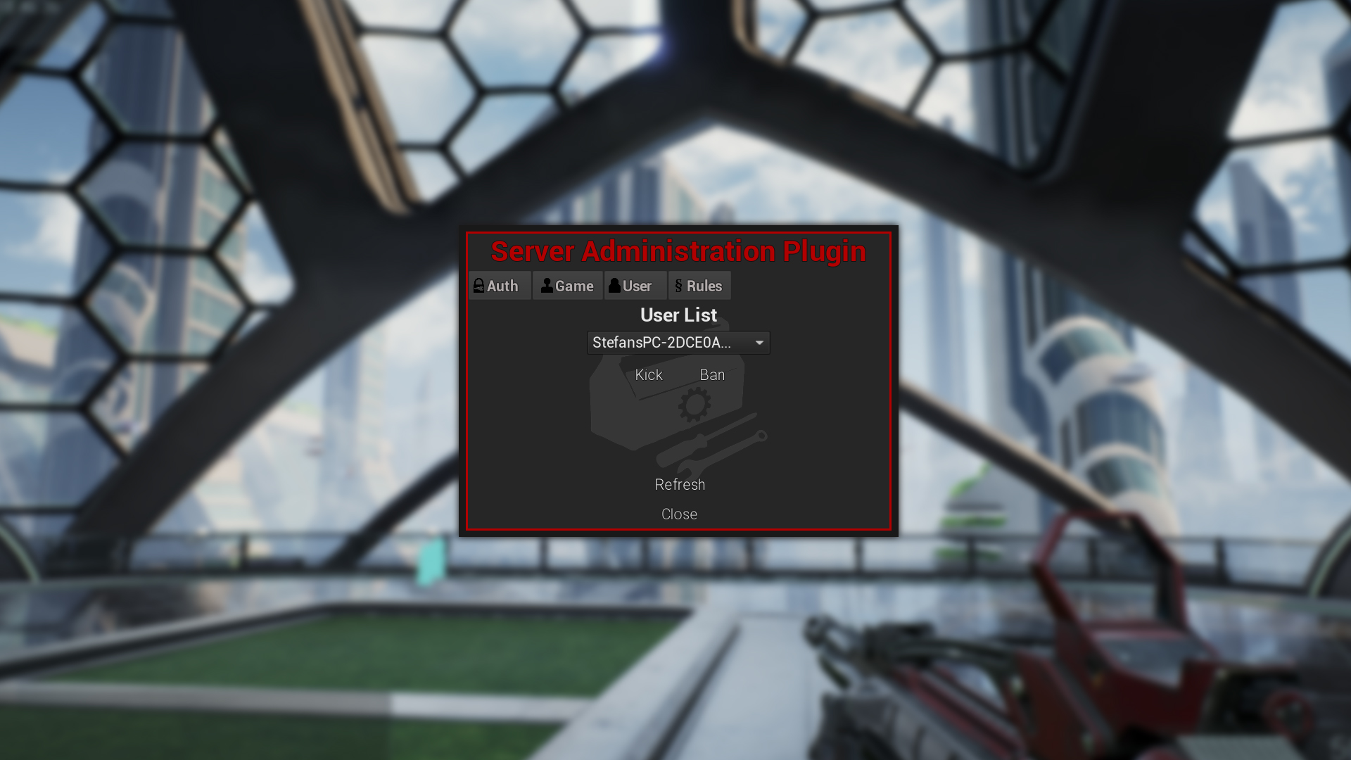 Admin menu screenshot 4